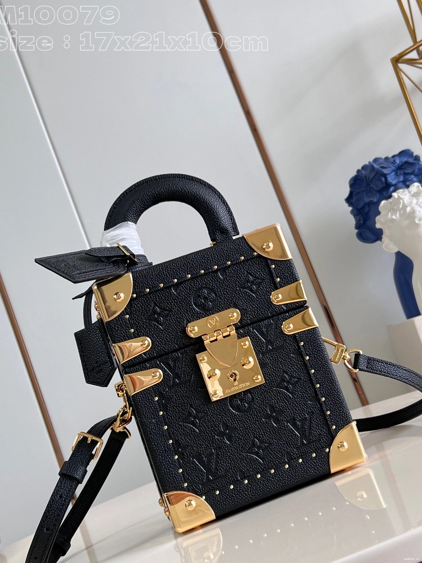 WIS VUITTON Monogram Canvas Box Camera LOUIS 0303